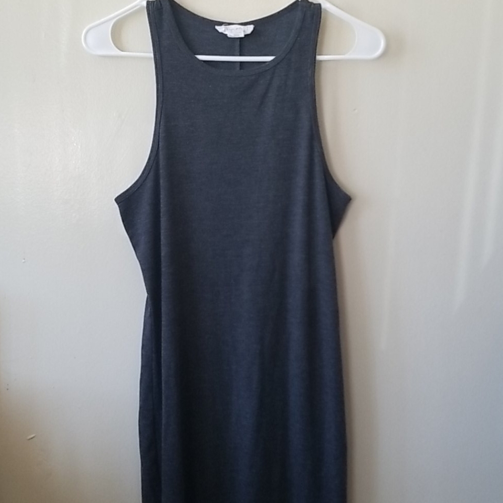 Gray maxi dress, fits M